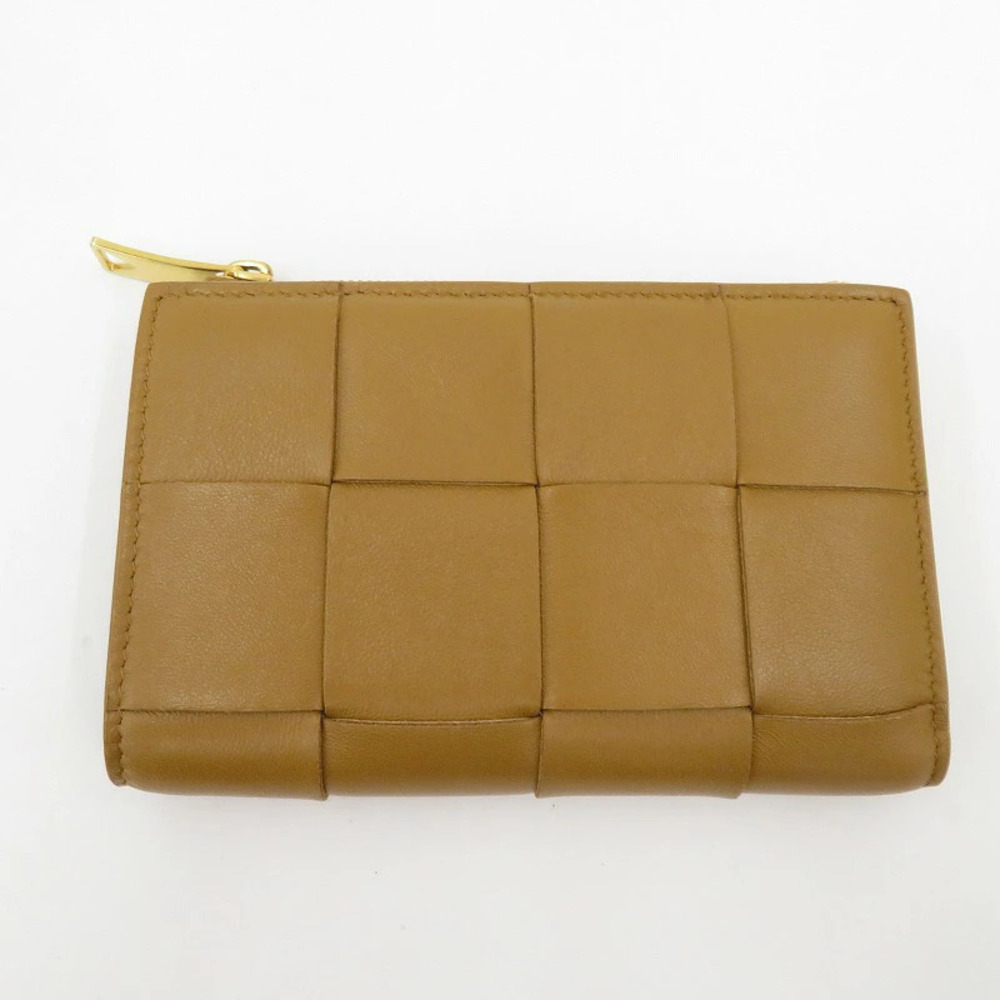 Bottega Veneta Cassette Wallet Bifold Brown